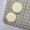 Diy pegamento crema color caramelo mezcla pieza redonda accesorios para el cabello paquete de materiales parche para horquilla hecho a mano accesorios de resina caseros