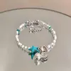 Presilhas de Cabelo Série Oceano com Flores Preservadas, Estrelas-do-Mar, Conchas e Frutas para Viagens à Beira-Mar e Fotos de Férias
