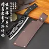 Faca de Açougueiro Longquan Matadora de Dragões em Aço Inoxidável, Faca de Cozinha para Cortar Ossos, Faca para Cortar Ossos, Faca de Açougueiro para Madeira, Faca para Cortar Ossos 2,5kg