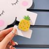 Tela de fieltro de frutas y verduras Pinza lateral Estilo coreano de dibujos animados Accesorios para la cabeza de niños Pinza para el pelo de niñas Linda Pinza para el pelo de bebé Bebé Bebé Bb Clip Pinza para el pelo