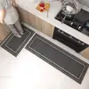 Tapete antideslizante y resistente al aceite para piso de cocina, tapete largo lavable para uso doméstico, resistente a la suciedad, absorbente de agua y aceite, alfombra especializada