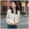 Chaqueta Estilo Francés con Solapa Inspirada en Chanel para Mujeres Menudas, Versión Coreana, Dulce y Elegante para Primavera y Otoño, Nuevo Artículo 2025