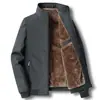 Chaqueta de forro polar para papá 2022 otoño e invierno Nueva chaqueta casual cálida engrosada para personas de mediana edad y mayores ropa de invierno