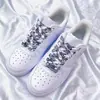 Adecuado para Cordones Creativos para Zapatos de Hombre y Mujer Estilo Chino Dragón Blanco y Negro para Converse 1970Saj1Af1 Air Force One