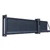 Fábrica de Origem de Foshan Porta Suspensa Sem Trilho de Liga de Alumínio Porta Deslizante Elétrica para Escolas e Fábricas, Porta Suspensa Inteligente Personalizada