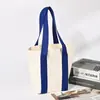 Bolsa de Lona de un Solo Hombro con Logo Personalizado, Bolso Tote de Gran Capacidad, Bolsa de Tela para Empaque Promocional, Bolsa de Lona al por Mayor en Stock