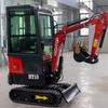 Escavadeira de Esteiras de Fábrica de Origem, Máquina Agrícola para Cavar Mudas de Árvores, Mini Escavadeira com Gancho, Pequena Escavadeira para Limpeza Municipal
