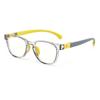 2026 Nuevas Gafas Transparentes Azules Bloqueadoras de Luz para Niños con Almohadillas Nasales de Silicona, Gafas Protectoras de Computadora de Dos Tonos, Modernas Xykf8509