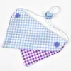 Bandana para mascotas bufanda triangular DIY con estampados de dibujos animados impresos y bordados a doble cara, pañuelo para el cuello de perro, pañuelo para el cuello de gato, transfronterizo