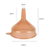 Embudo Grande de Plástico con Boca Ancha, Transparente y Engrosado, para Uso en Cocina, Adecuado para Dispensar Alcohol y Líquidos Domésticos, Forma Cónica Universal