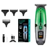 Cortador de cabelo elétrico novo transfronteiriço cortador de cabelo elétrico display digital masculino aparador de cabelo para cabeça de óleo aparador de cabelo elétrico para auto-corte