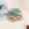 Imanes de Refrigerador de Madera Culturales y Creativos de Guizhou Personalizados con Temas de Ciudades Chinas, Souvenirs de Atracciones Turísticas, Al por Mayor en Stock