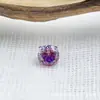 Soporte para Bol de Fondo Redondo de Aleación de Titanio Astmf-136 Pendientes Graduados con Corte Rosa Pendientes de Titanio G23 con Rosca Interna Cabezal de Joyería