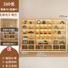 Novo Armário de Exposição Estilo Chinês com Painel Traseiro, Estante de Livros, Armário de Armazenamento, Prateleira Multiuso, Armário de Exposição de Fundo para Sala de Chá, Armário de Exposição