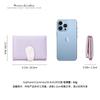 [Cola de Gato] Dongxin Lindo Bolso para Tarjetas para Damas Hebilla de Moda con Billetera Corta Triple de PU para Monedas