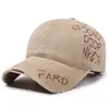 Gorra Retro Lavada Americana con Letras de Grafiti Personalizadas, Gorra de Béisbol Unisex para Primavera y Verano, Versátil y Adelgazante Gorra de Pico de Pato