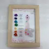 Piezas de exhibición de piedra en bruto de cristal natural de colores transfronterizos al por mayor piedras de cristal para yoga adornos de decoración para escritorio del hogar regalos