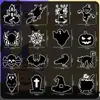 Adesivos de Carro para Cruzeiro de Halloween Adesivos Magnéticos Adesivos Decorativos de Desenho Animado Adesivos de Festa Adesivos de Feriado Adesivos de Festa para Geladeira
