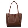 Bolsa Cor Sólida Estilo Coreano Mãe e Filha 2025 Nova Bolsa Feminina Bolsa Tote Simples Grande Capacidade Moda Primavera Bolsa de Ombro