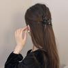 Pinza para el Cabello de Media Cola con Letra de Onda Irregular Pequeña Pinza de Agarre Cabeza de Mujer Elegante de Alto Nivel Clip Tiburón de Media Cola Accesorios para el Cabello