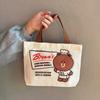 Bolso de Lona de Moda para Mujer 2026 Nuevo Modelo Bolso Tote Bolsa para Lonchera Minibolsa de Mano Bolsa para Almuerzo de Estudiante y Viajero al por Mayor