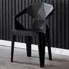 Silla con respaldo de plástico, engrosada, para adultos, adecuada para puestos de comida al aire libre, taburete creativo y simple para mercados nocturnos, barbacoas, mahjong y uso en el hogar