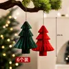 Adorno Creativo de Mini Árbol de Navidad de Panal Plegado de Origami para Decoración de Escena Navideña Colgante