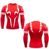 Camiseta Deportiva de Manga Corta y Larga para Hombre con Estampado Digital 3D de Jujutsu Kaisen de Alta Venta, de Fábrica, Compresión, Secado Rápido