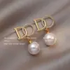 Presilhas de Orelha para Mulheres Sem Orelhas Furadas, Brincos de Luxo Leve e de Alta Qualidade, Ganchos de Orelha com Franjas Longas Indolores, Acessórios de Orelha de Pérola de Estilo Simples e Minimalista
