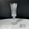 Copo Embossado Francês Ins de Nicho Vidro de Champanhe Retrô Conjunto de Taças de Vinho Tinto Doméstico de Alto Valor Feminino