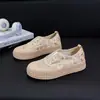 Zapatos de pescador de encaje, zapatos de verano para mujer, nuevo modelo 2026, suela suave, parte superior suave, zapatillas deportivas casuales, zapatos de talla grande para mujer