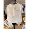 Camiseta de manga larga para mujer de algodón puro, nuevo estilo coreano para primavera y otoño, camiseta casual ajustada, top de capa base, todo algodón