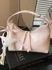 Transfronteiriço 2026 Verão Novo Bolinhas Menina Fofa Nicho Alto Valor Moda Simples Bolsa de Mão Bolsa de Ombro Transversal