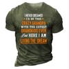 Camiseta informal de cuello redondo y manga corta para hombre, talla europea, con estampado de letras, de comercio exterior 2025
