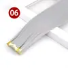 Extensiones de Cabello de Colores, Mechas, Extensiones de Cabello Lisas, Extensiones de Cabello Sin Costuras, Extensiones de Cabello de Colores para Colgar en la Oreja