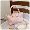 Bolso de Mano Pequeño de Moda y Exquisito para Mujer, Nuevo Bolso Cruzado Versátil y Elegante 2026, Bolso Cubo Casual de Primavera