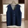 Chaleco de punto sin mangas de cachemira para hombre, con cuello en V a la moda, a juego de colores, de tejido de aire engrosado, holgado, casual