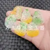 Flor flutuante de jade Cabacinho oco de jade Pingente de jade Pingente de cadeado Ruyi Huang Fei Prendedor de cabelo Brincos Pingente Marca de jade Pingente de jade