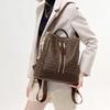 Moda Nueva Primavera y Verano 2026 Mochila Estampada Retro Europea y Americana para Mujer de Gran Capacidad Multiusos Mochila para Viajes Diarios Bolso de Hombro