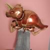 Fábrica por atacado tema de festa de dinossauro balão decorativo de filme de alumínio tiranossauro raptor dragão de pescoço longo balão de folha de alumínio