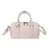 Bolso de Mano con Textura de Alta Calidad para Mujer 2026 Nuevo Estilo Coreano Moderno Bolso Boston de Hombro Único Bolso Cruzado Sencillo de Nicho