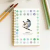 Produto Quente Transfronteiriço Caderno de Exercícios em Aquarela Livro de Colorir Especial para Aquarela Caderno de Exercícios Livro de Pintura em Aquarela de Flores e Pássaros