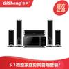 Qisheng 5.1 Home Theater Áudio Cantor KTV Karaokê Conjunto Sala de estar Bluetooth Sem Fio Surround