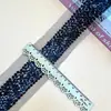 Nuevos Accesorios para el Cabello con Base de Malla Bordado de Lentejuelas y Perlas Encaje Adornos para Sombreros Accesorios para Ropa de Escenario 6.5CM de Ancho