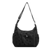 Bolsa de Lona Feminina Outono Inverno 2026 Nova Pequena Design de Nicho Bolsa de Ombro Único Transversal Estilo Coreano Casual Popular Este Ano Bolsa Tote