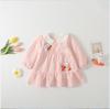 Moletom de Primavera 2023 para Crianças Casaco de Início de Primavera Coreano para Bebê Roupa Exterior Fofa para Bebê Top