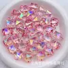 Cuentas Colgantes de Cubo de Agua Facetado Coloridas de Alta Transparencia con Recubrimiento UV de 16 mm Accesorios para Colgar en el Coche DIY Materiales Fresco y Dulce