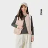 Chaleco 100% lana impermeable, cortavientos y a prueba de polvo para mujer, adecuado para otoño, se puede usar como capa exterior o interior, cálido, con forro de polar, engrosado, chaleco de nailon para hombre