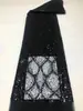 Tela de importación en stock bordada con lentejuelas y cuentas para vestidos de novia, trajes de escenario para actuaciones, vestidos de moda y bolsos