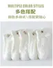 Calcetines Desechables Diarios para Hombres y Mujeres, Color Sólido Negro, Blanco, Gris, Sin Lavar, Todas las Estaciones, Casual Estudiante, Negocios, Desechables, de Caña Media